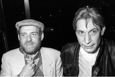 Joe Cocker avec Charlie Watts en 1983