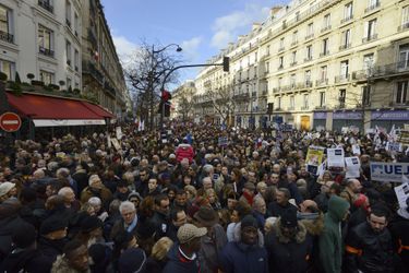 La marche républicaine à Paris