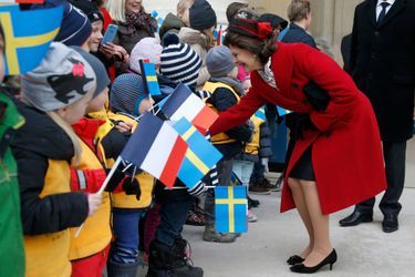 La reine Silvia de Suède à Paris, le 2 décembre 2014