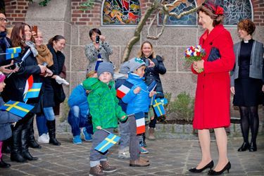 La reine Silvia de Suède à Paris, le 2 décembre 2014