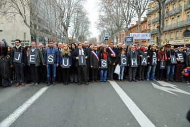 Marche républicaine à Toulouse