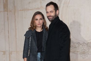 Natalie Portman et Benjamin Millepied à Paris le 26 janvier 2015