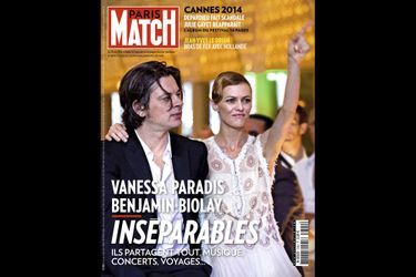Vanessa Paradis en couverture de Paris Match en mai 2014