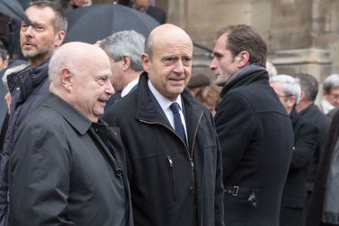 Alain Juppé aux obsèques de Jacques Barrot à Paris