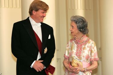 Fabiola avec le futur roi Willem-Alexander des Pays-Bas, en 2006