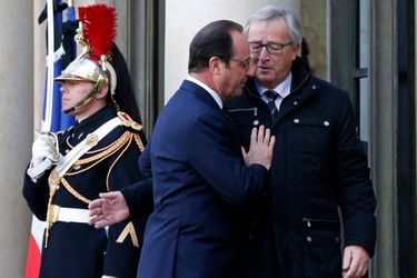 Jean-Claude Juncker et François Hollande