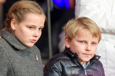 La princesse Ingrid Alexandra et le prince Sverre Magnus à Oslo le 10 décembre 2014