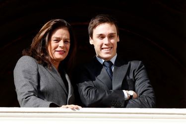 La princesse Stéphanie et Louis Ducruet à Monaco, le 7 janvier 2015