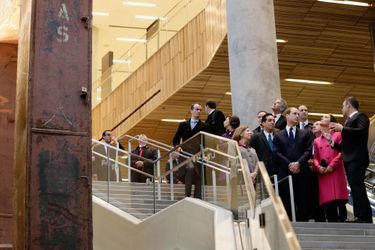 Le prince William et Kate visitent le musée national du 11 septembre à Manhattan, le 9 décembre 2014
