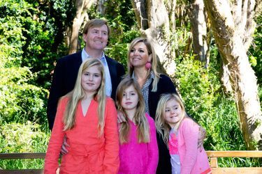 Le roi Willem-Alexander des Pays-Bas, la reine Maxima et leurs filles en Argentine, le 22 décembre 2014