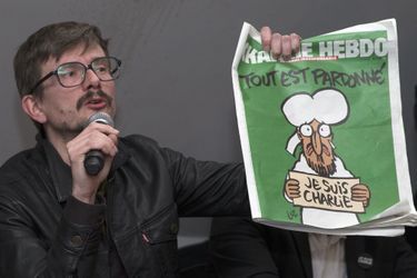 Luz, Patrick Pelloux Et Gerard Briard Présentent Le Prochain Numéro De Charlie Hebdo