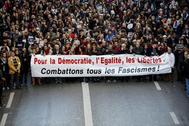 Marche républicaine à Marseille