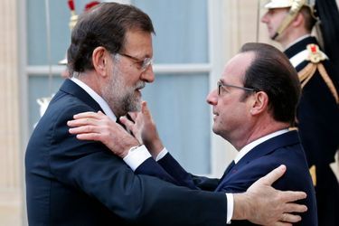 Mariano Rajoy et François Hollande