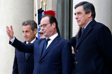 Nicolas Sarkozy, François Hollande et François Fillon