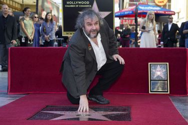 Peter Jackson a inauguré son étoile à Hollywood