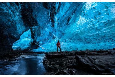 Vatnajokull Glacier Cave, Islande