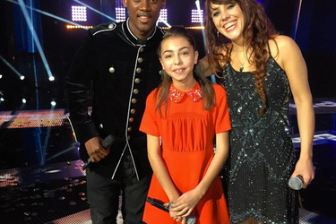 Zaz, aux côtés de Carla, grande gagnante de "The Voice Kids"