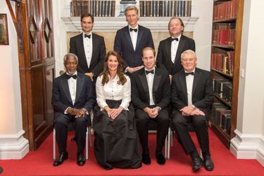 Cérémonie de remise du prix Chatham House 2014, par le prince William, à Melinda Gates à Londres, le 21 novembre 2014