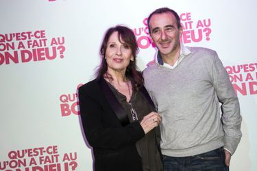 Chantal Lauby et Elie Semoun à Paris le 8 décembre 2014