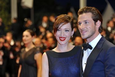 Gaspard Ulliel et sa compagne, Gaëlle Pietri, à Cannes le 17 mai 2014
