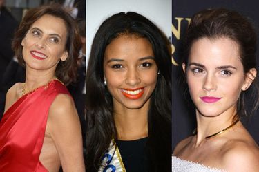 Inès de la Fressange, Flora Coquerel, Emma Watson : les rouges à lèvres sexy des stars