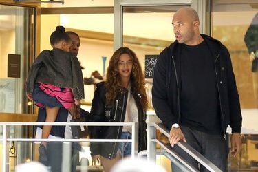 Jay Z, Beyoncé et leur fille à Los Angeles le 11 novembre 2014