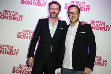 Jean-Paul Rouve et Pierre-François Martin-Laval à Paris le 8 décembre 2014