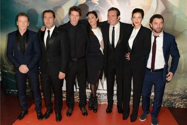 L'équipe du film "La French" à Paris le 25 novembre 2014
