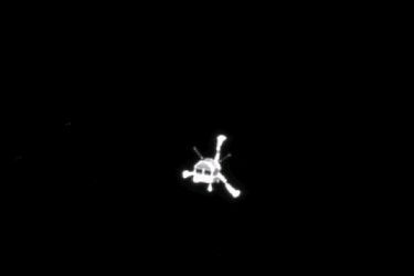 La comète Tchouri photographiée par le robot Philae, déposé par la sonde Rosetta