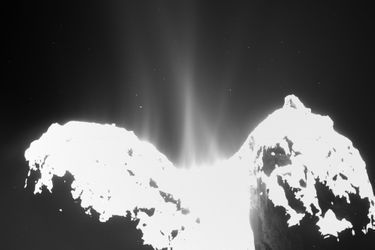 La comète Tchouri photographiée par le robot Philae, déposé par la sonde Rosetta