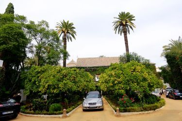 La dépouille mortelle de Cayetana quitte son palais de la Dueñas à Séville, le 20 novembre 2014
