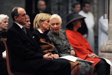 La famille royale de Belgique assiste au Te Deum à la cathédrale de Bruxelles pour la Fête du roi, le 15 novembre 2014
