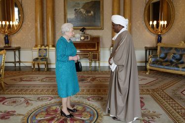 La reine Elizabeth II reçoit en audience l’ambassadeur de la République du Soudan, Mohammed Abdalla Ali Eltom, le 21 novembre 2014