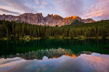 Lake Carezza, Tyrol, Italie