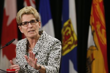 Le Premier ministre de l'Ontario Kathleen Wynne