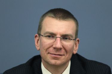 Le ministre letton des Affaires étrangères Edgars Rinkevics