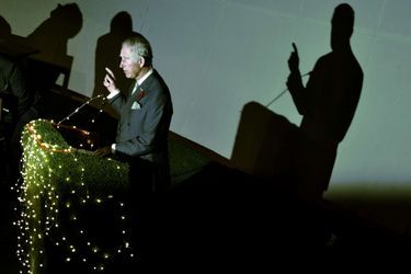 Le prince Charles au planétarium de Monterrey, le 5 novembre 2014