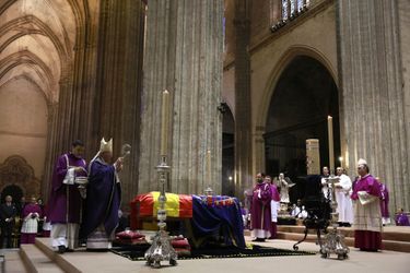 Les funérailles de Cayetana, duchesse d&#039;Albe, dans la cathédrale de Séville, le 21 novembre 2014.