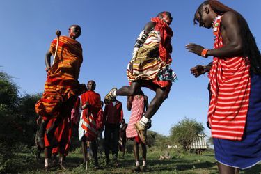 Les "jeux olympiques" masaï ont eu lieu samedi au pied du Kilimandjaro