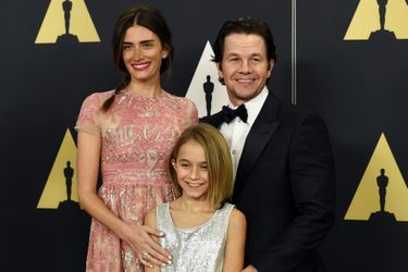 Rhea Durham, Mark Wahlberg et leur fille aînée, Ella 