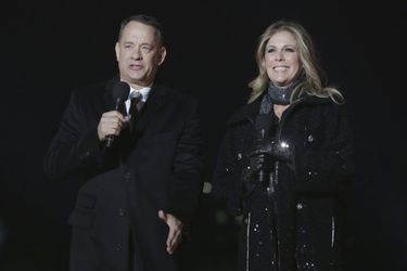 Tom Hanks et Rita Wilson à l&#039;inauguration des illuminations de la Maison Blanche