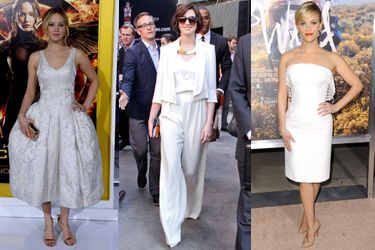 Jennifer Lawrence, Anne Hathaway, Reese Witherspoon : les plus beaux looks de la semaine des stars en blanc