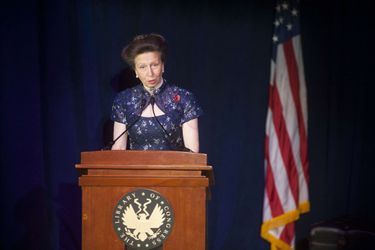 La princesse Anne d’Angleterre à la Bibliothèque du Congrès à Washington, le 6 novembre 2014