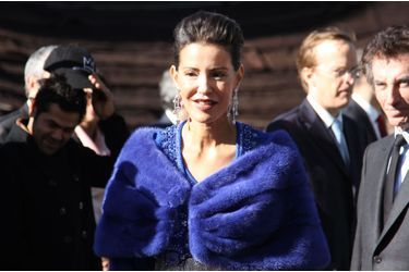 La princesse du Maroc Lalla Meryem à l'inauguration de l’exposition «Le Maroc contemporain» à l’Institut du monde arabe à Paris, le 14 octo...