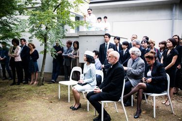 La princesse impériale du Japon Akiko de Mikasa, lors de l’inauguration de la Villa Kujoyama à Tokyo, le 4 octobre 2014