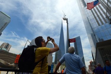 La tour One World Trade Center, le 10 mai 2013