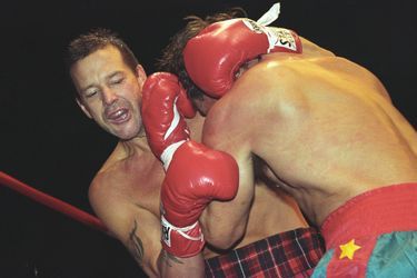 Mickey Rourke affronte Thomas McCoy, le 20 novembre 1993
