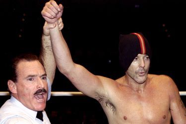 Mickey Rourke vainqueur par KO face à Thomas McCoy, le 20 novembre 1993
