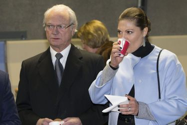 Le roi de Suède en photos - Carl XVI Gustaf et Victoria, roi et future reine réunis 