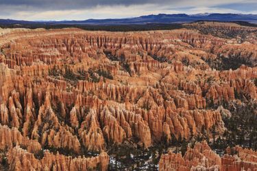 C’est l’un des plus beaux parcs de l’Utah. Bryce Canyon est un plateau calcaire qui réserve un mélange de couleur spectaculaire allant du jaune au rouge sombre. Cette merveille de la nature semble sortir tout droit d&#039;un rêve.